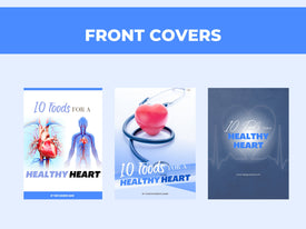 10 Foods for a Healthier Heart, PLR eBook, Canva eBook Template