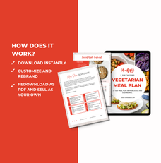 information on how to access this PLR meal plan