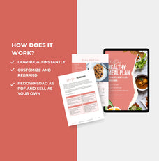 how to access this meal plan template