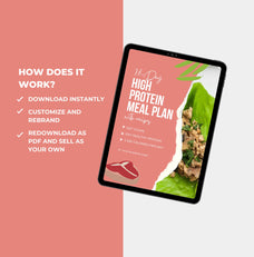 how to access this meal plan template