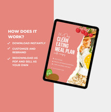 how to download and access this meal plan template