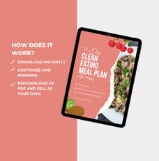 how to access this meal plan template