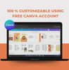 preview of the whole Phytonutrients 101, PLR Digital Product, Canva eBook Template