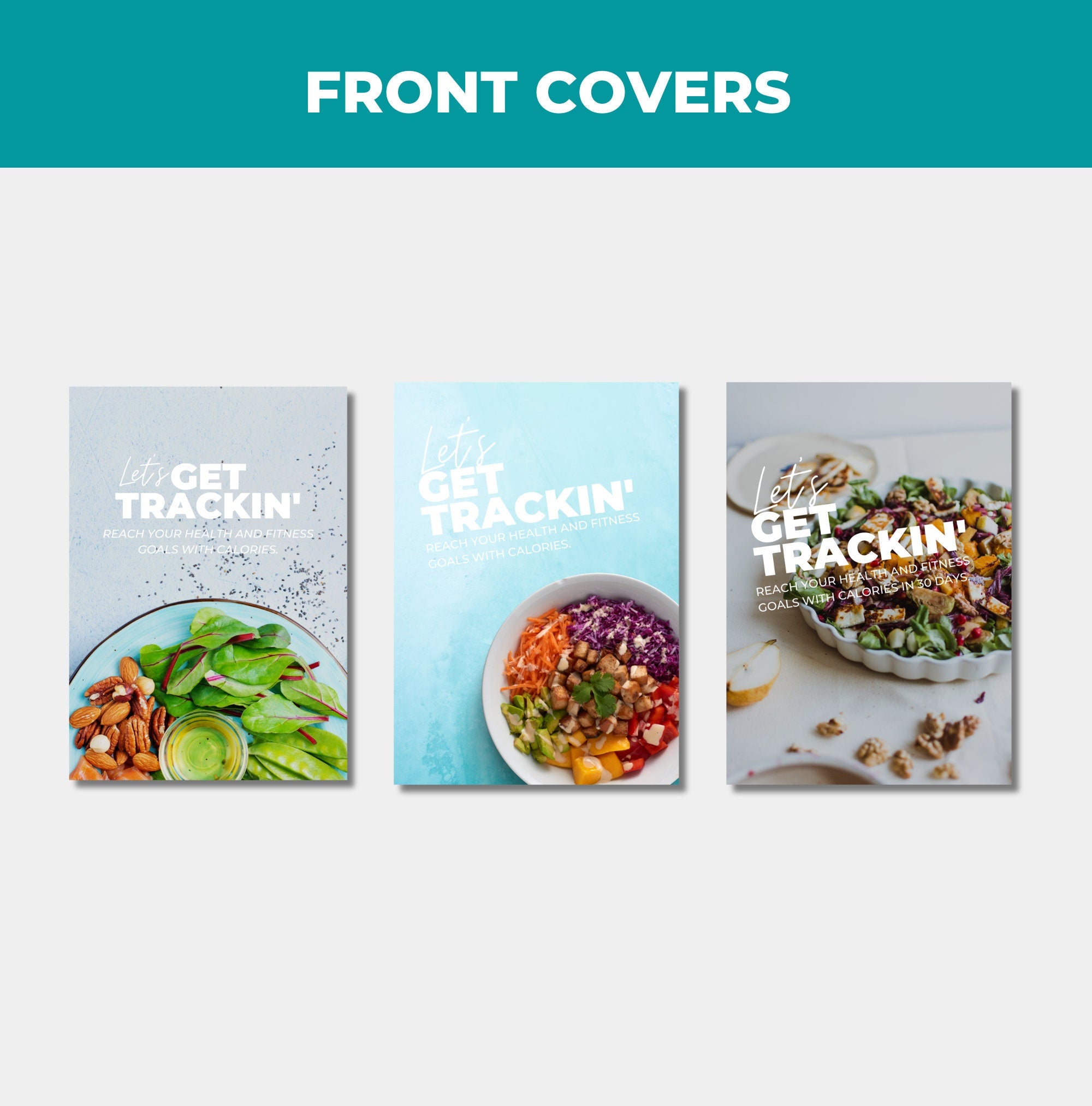 preview of front covers included with this canva eBook template, PLR digital product